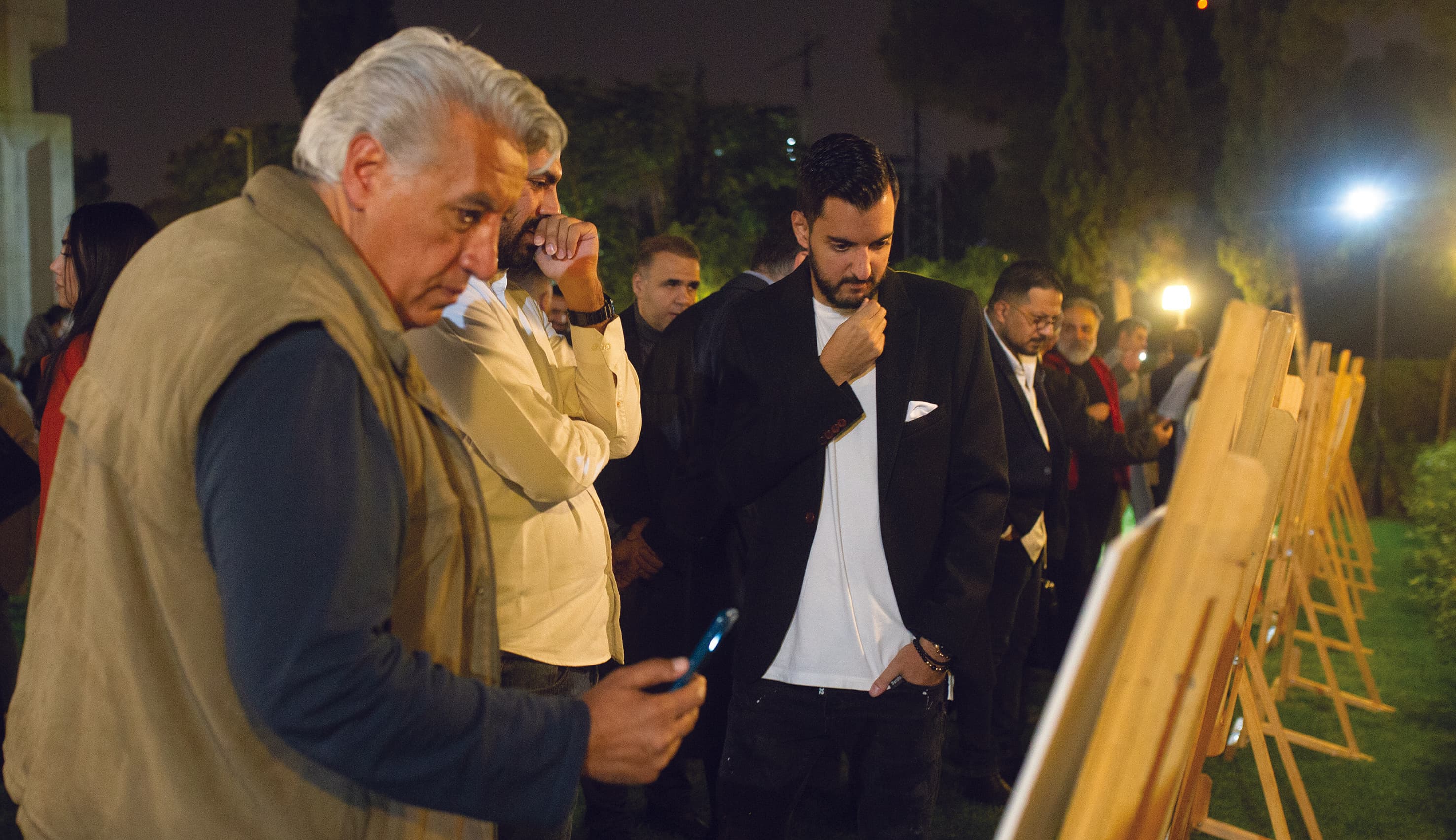 Guests viewing project display boards at the 23rd Memar Award