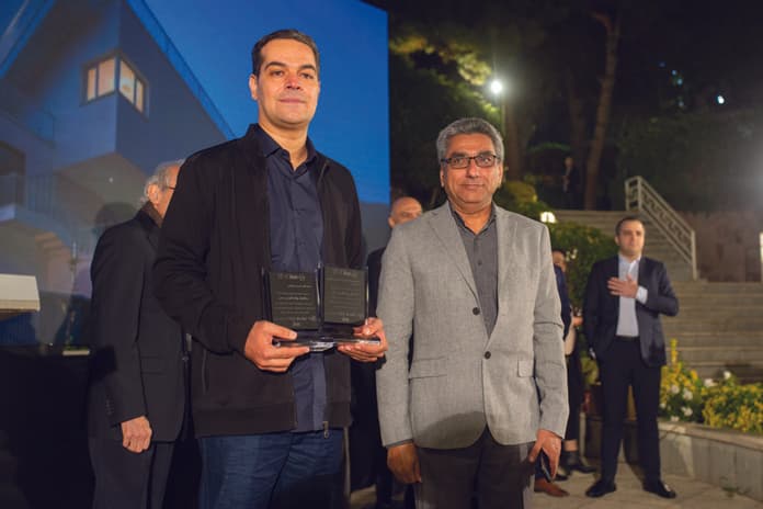 Winners holding trophies at the 23rd Memar Award ceremony