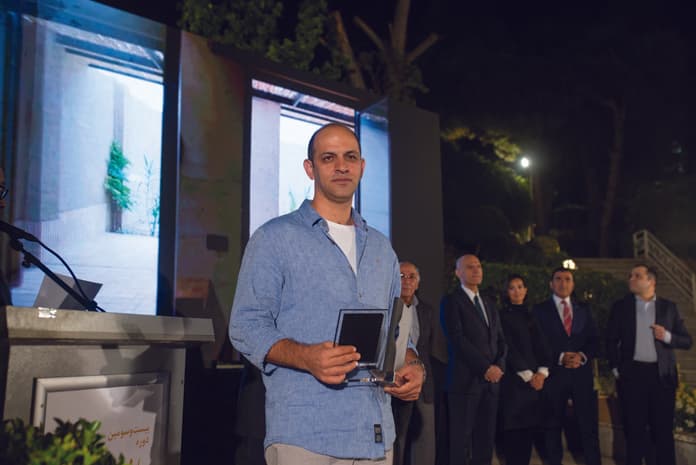 Award recipient at the 23rd Memar Award ceremony