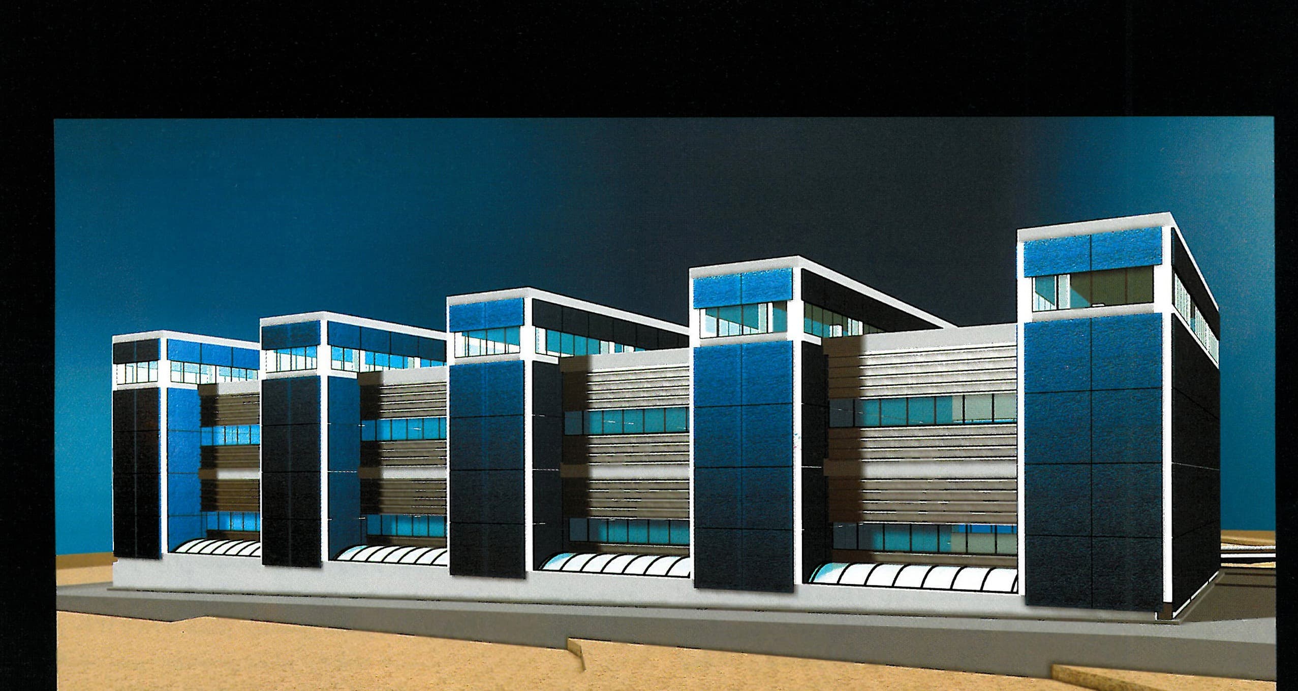 ساختمان کنترل مرکزی کارخانه سیمان بوشهر